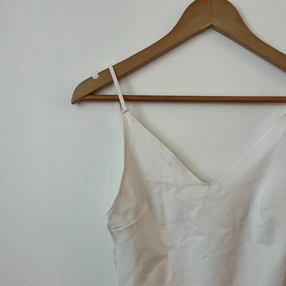 White Low Back Countour Bodysuit - Picture 2 of 5